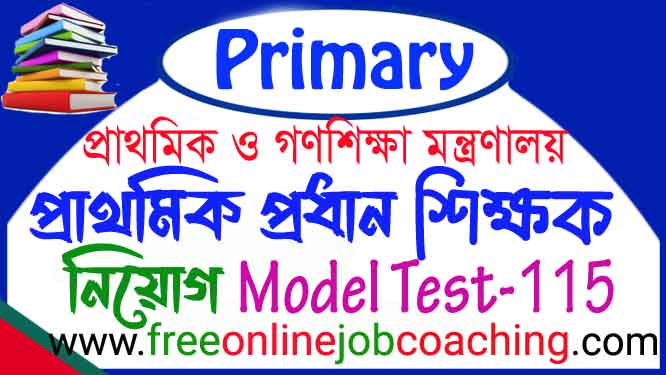 Primary Head Teacher Job Recruitment Examination Model Test 115