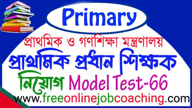 Primary Head Teacher Job Recruitment Examination Model Test 66