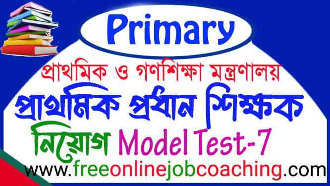 Primary Head Teacher Job Recruitment Examination Model Test 7
