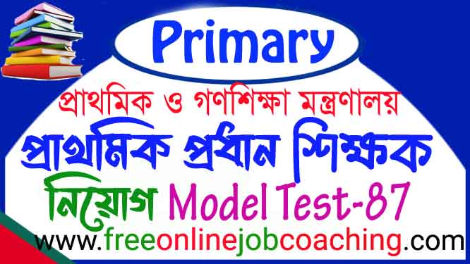Primary Head Teacher Job Recruitment Examination Model Test 87